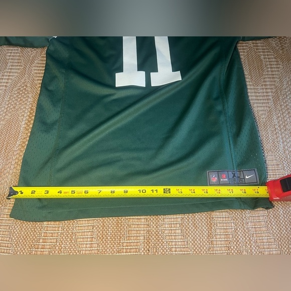 NFL Authentic NY Jets Kids On Field Jersey #11 Kerley,Green,Size Youth XL 18/20 - Picture 7 of 11